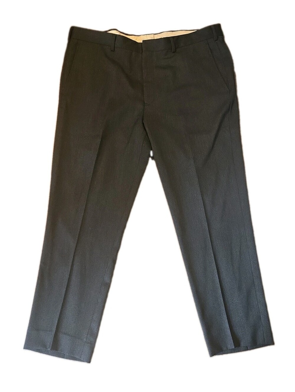 Brooks Brothers 1818 Regent 41x30 Black Trouser Pants Pleated 100% Merino  Wool